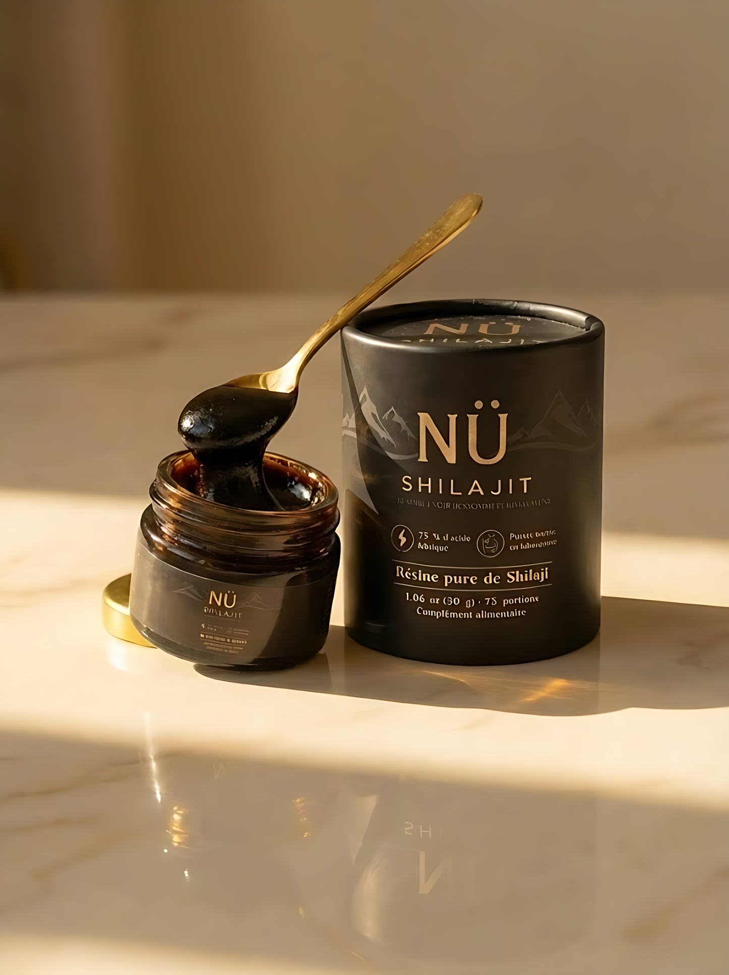 Résine de Shilajit Pure™ – Vitalité Himalayenne